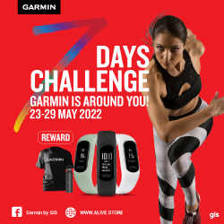 7 Days Challenge:Garmin is around you!