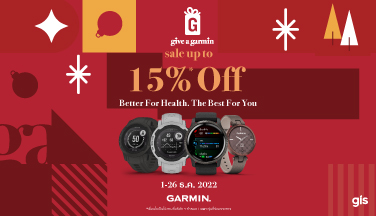 Garminชวนช้อป Give A Garmin ลดสูงสุด 15%