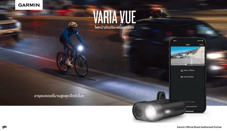 ใหม่ Varia Vue ไฟหน้าอัจฉริยะพร้อมกล้องระดับ4K 18990 บาท​