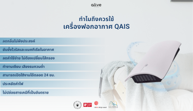 ทำไมถึงควรใช้ เครื่องฟอกอากาศ QAIS?