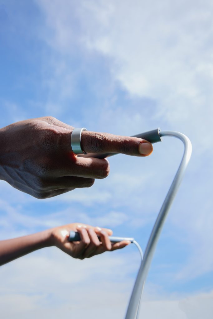 Ultrahuman Ring AIR Raw Titanium